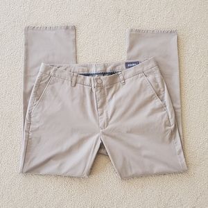 Bonobos Tan Khakis 38/30, Flat Front